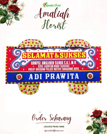Papan Bunga Ucapan Selamat Karanggetas